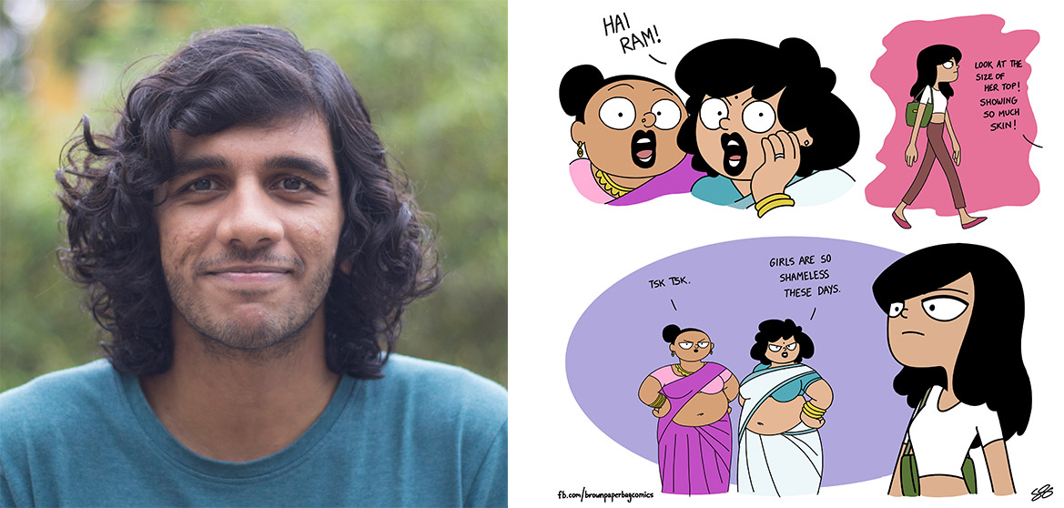 A comic a day keeps worries away! The story of webcomic Brown Paperbag’s Sailesh Gopalan (Saigo)